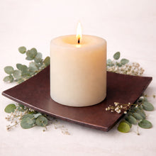 Load image into Gallery viewer, Rustic Brown Candle Plate