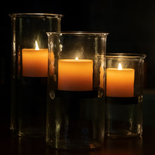 Load image into Gallery viewer, Hurricane Glass Candle Holders, set of 3
